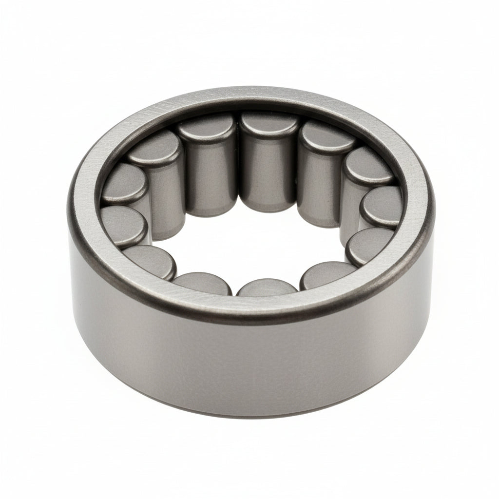 Metallic bearing on a white background