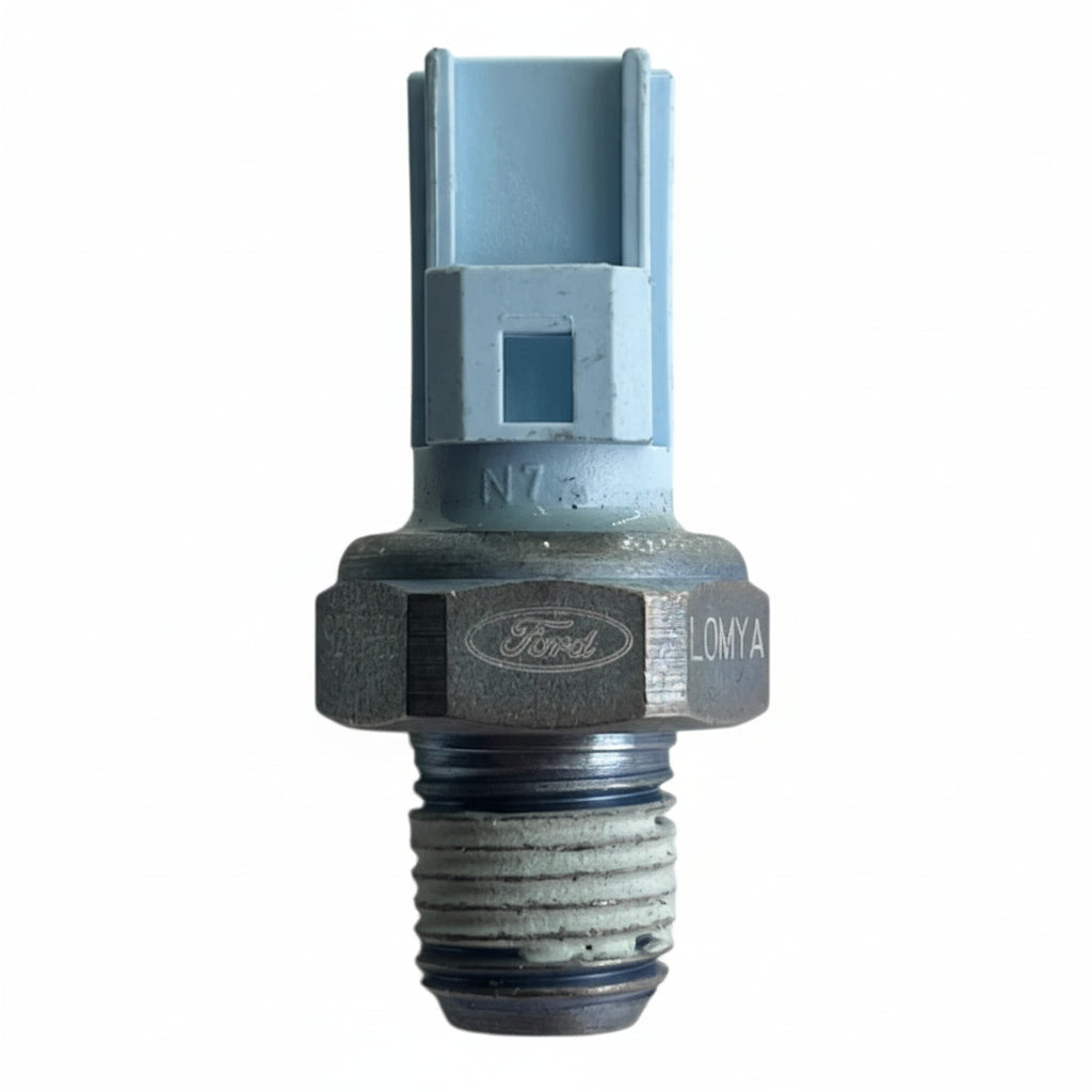 Ford engine part on a white background