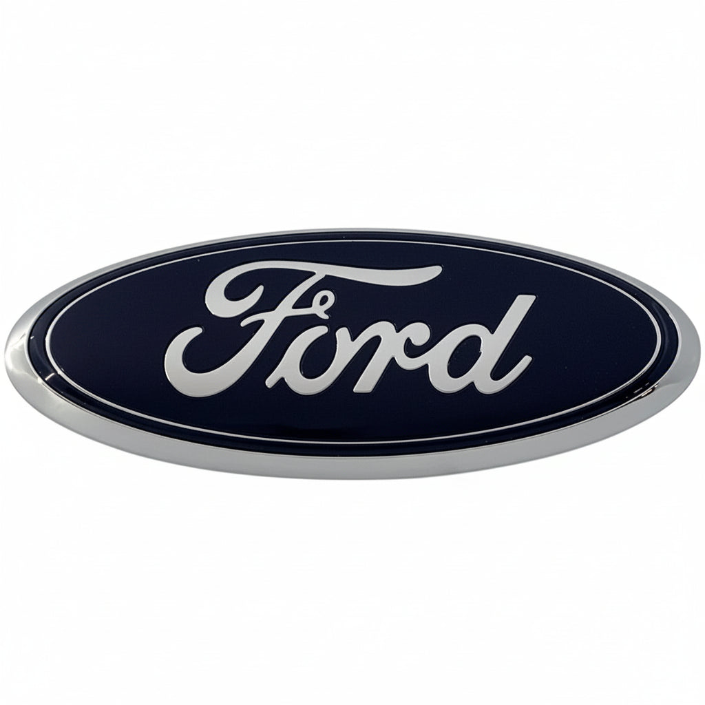 Ford logo on a black background with 'Genuine Parts' text above it.