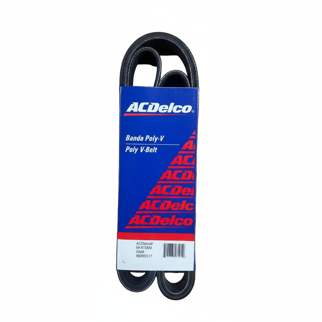 ACDelco Poly V-Belt packaging on a white background